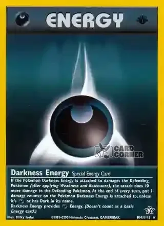 Neo Genesis Kartenliste - Finsternis-Energie 104/111