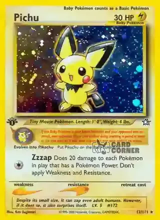 Neo Genesis Kartenliste - Pichu 12/111