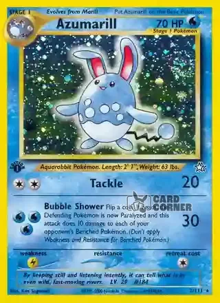 Neo Genesis Kartenliste - Azumarill 2/111