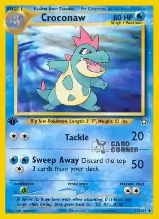 Neo Genesis Kartenliste - Tyracroc 32/111