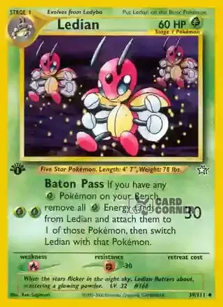 Neo Genesis Kartenliste - Ledian 39/111