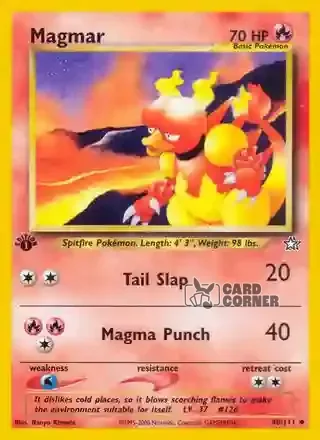 Neo Genesis Kartenliste - Magmar 40/111