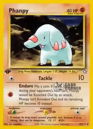 Neo Genesis Kartenliste - Phanpy 43/111