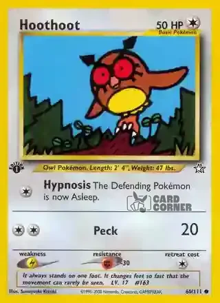 Neo Genesis Kartenliste - Hoothoot 60/111