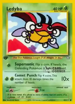 Neo Genesis Kartenliste - Ledyba 63/111