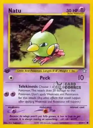 Neo Genesis Kartenliste - Natu 67/111