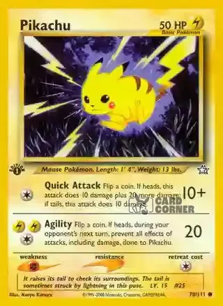 Neo Genesis Kartenliste - Pikachu 70/111