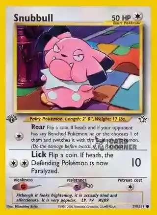Neo Genesis Kartenliste - Snubbull 74/111
