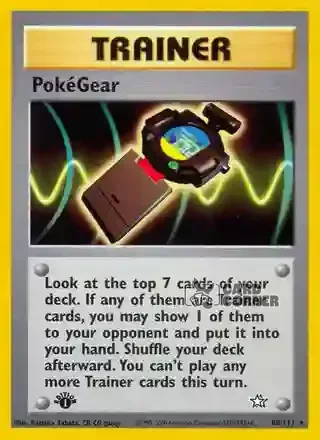 Neo Genesis Kartenliste - PokéGear 88/111