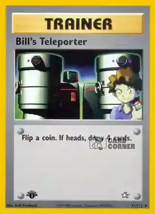 Neo Genesis Kartenliste - Bills Teleporter 91/111