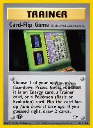 Neo Genesis Kartenliste - Ratespiel 92/111