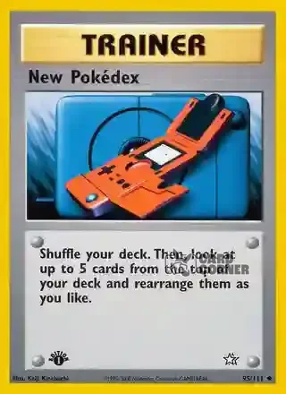 Neo Genesis Kartenliste - Neuer Pokédex 95/111