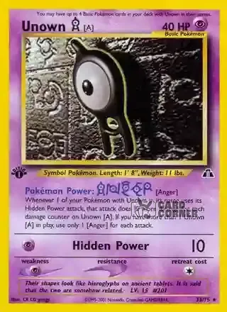 Neo Entdeckung Kartenliste - Icognito A 33/75