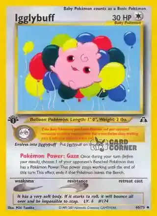 Neo Entdeckung Kartenliste - Fluffeluff 40/75