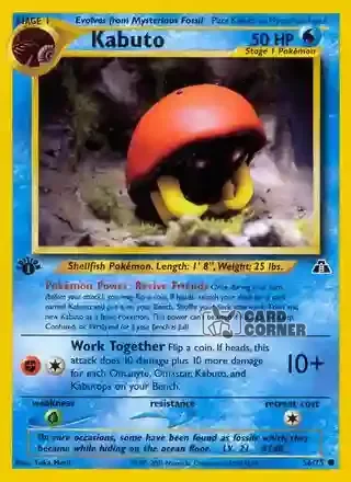 Neo Entdeckung Kartenliste - Kabuto 56/75