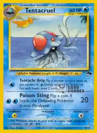 Southern Islands Kartenliste - Tentacruel 10/18