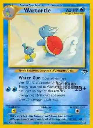 Southern Islands Kartenliste - Wartortle 15/18