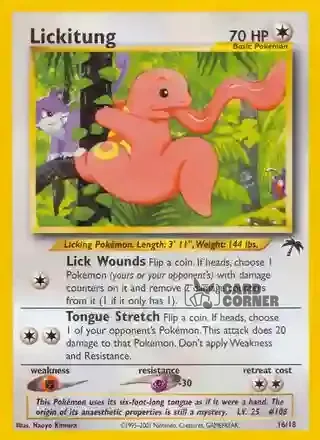 Southern Islands Kartenliste - Lickitung 16/18