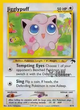 Southern Islands Kartenliste - Jigglypuff 8/18