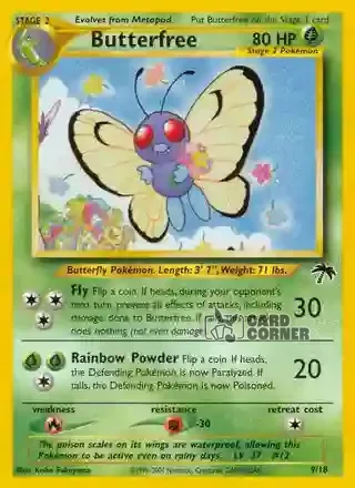 Southern Islands Kartenliste - Butterfree 9/18