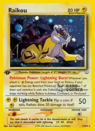 Neo Revelation Kartenliste - Raikou 13/64