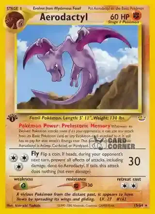 Neo Revelation Kartenliste - Aerodactyl 15/64