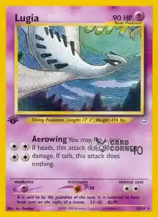 Neo Revelation Kartenliste - Lugia 20/64