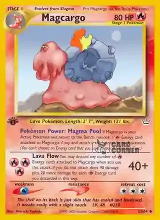 Neo Revelation Kartenliste - Magcargo 33/64