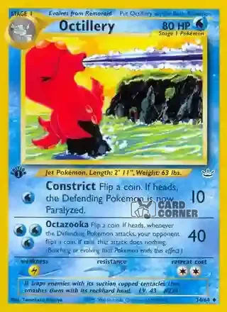 Neo Revelation Kartenliste - Octillery 34/64