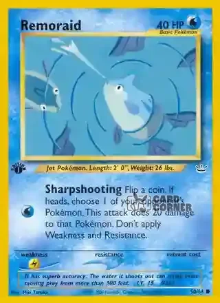 Neo Revelation Kartenliste - Remoraid 50/64