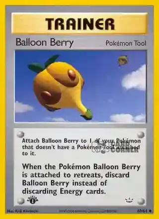 Neo Revelation Kartenliste - Ballonbeere 60/64