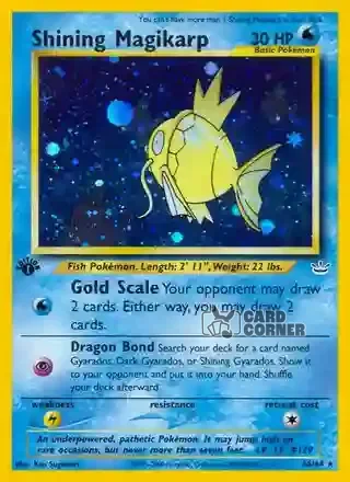 Neo Revelation Kartenliste - Schimmerndes Karpador 66/64