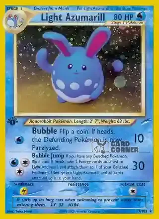 Neo Destiny Kartenliste - Helles Azumarill 13/105