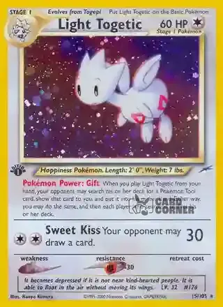 Neo Destiny Kartenliste - Helles Togetic 15/105