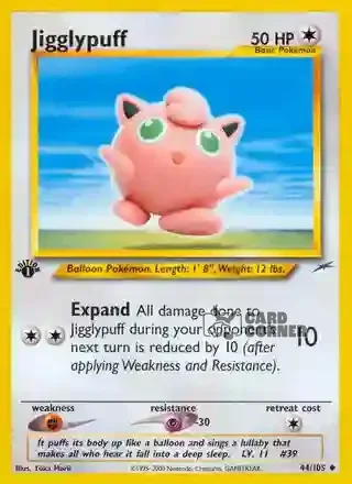 Neo Destiny Kartenliste - Pummeluff 44/105