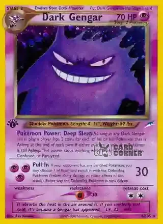 Neo Destiny Kartenliste - Dunkles Gengar 6/105