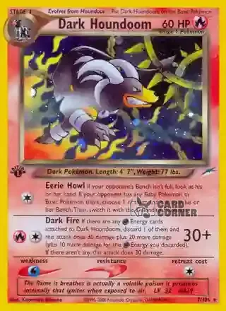 Neo Destiny Kartenliste - Dunkles Hundemon 7/105