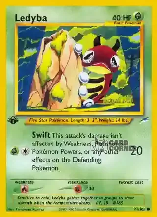 Neo Destiny Kartenliste - Ledyba 71/105