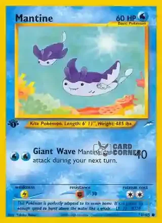 Neo Destiny Kartenliste - Mantax 74/105