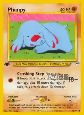 Neo Destiny Kartenliste - Phanpy 76/105