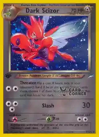 Neo Destiny Kartenliste - Dunkles Scherox 9/105