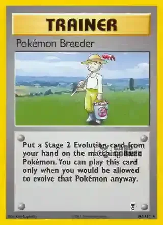 Legendary Collection Kartenliste - Pokémon-Züchter 102/110