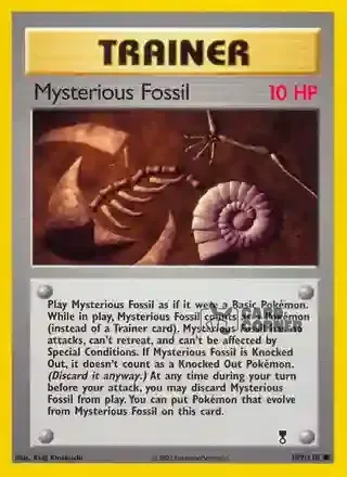 Legendary Collection Kartenliste - Geheimnisvolles Fossil 109/110