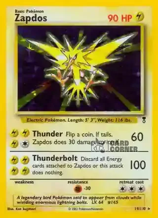 Legendary Collection Kartenliste - Zapdos 19/110