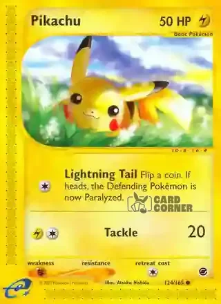 Expedition Kartenliste - Pikachu 124/165