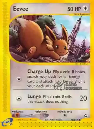 Aquapolis Kartenliste - Evoli 75/147