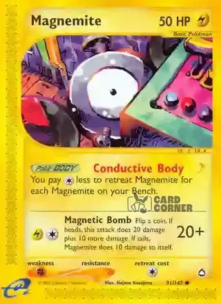 Aquapolis Kartenliste - Magnetilo 91/147