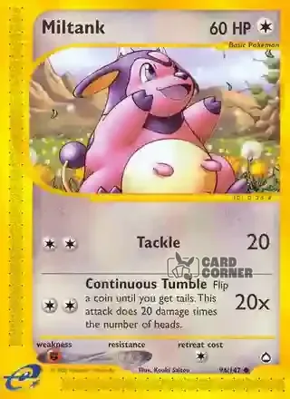 Aquapolis Kartenliste - Miltank 94/147
