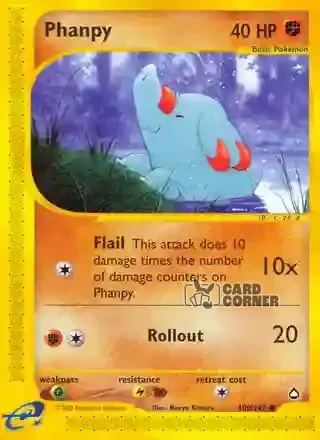 Aquapolis Kartenliste - Phanpy 100/147