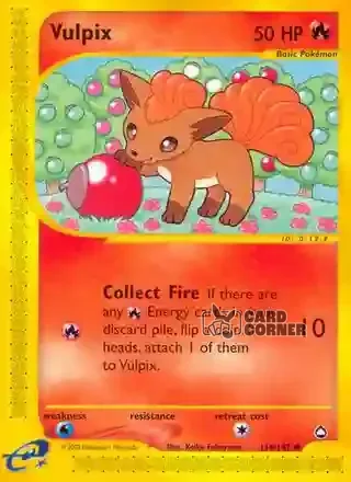 Aquapolis Kartenliste - Vulpix 116/147